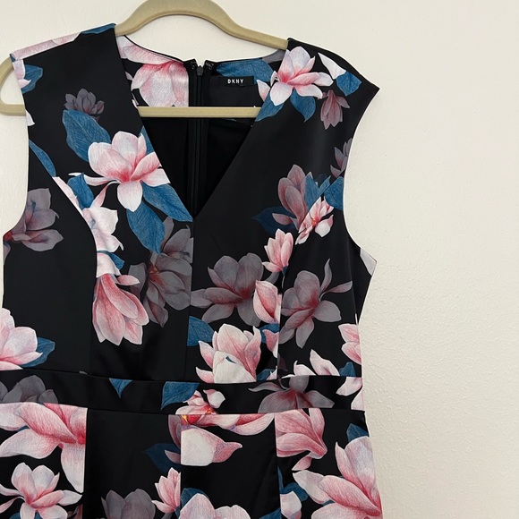 DKNY cocktail floral dress - Picture 10 of 11